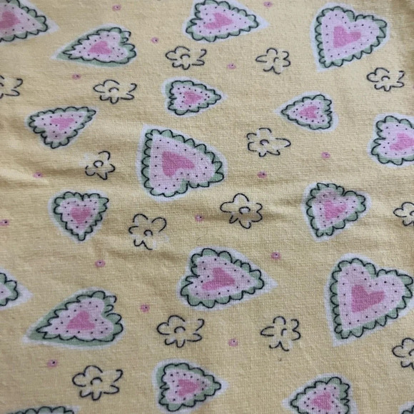 Vintage copper key yellow square neck heart tshirt - Picture 2 of 8